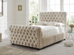 Barron Bed, Handmade Solid Wood Bed Frame UK