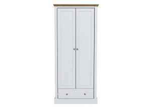 Devon White Double Wardrobe