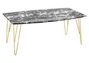 Fusion Coffee Table Black Marble