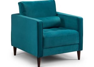 Harper Sofa Plush Teal Armchair