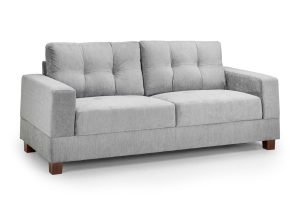 Jerry Sofa Grey Fabric 3 Seater Sofa