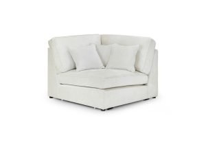 Kiana Modular Sofa Ivory Corner Piece