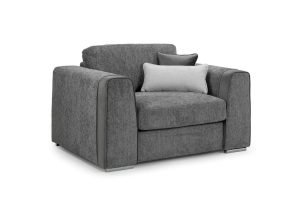 Naples Sofa Grey Armchair
