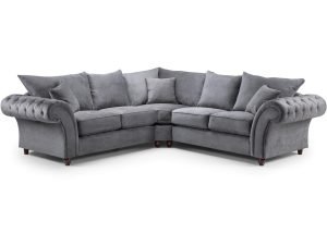 Windsor Fullback Sofa Grey Large Corner