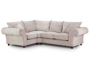 Windsor Fullback Sofa Stone Left Hand Facing Corner