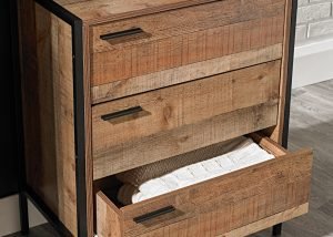 Hoxton Distressed Oak Effect Chest of Drawers