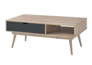 Scandi Light Oak & Grey Coffee Table