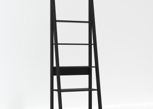Tiva Ladder Bookcase Black