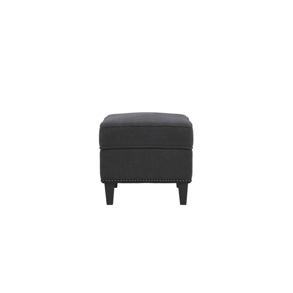 ATTICUS ANTHRACITE FOOTSTOOL - Image 6