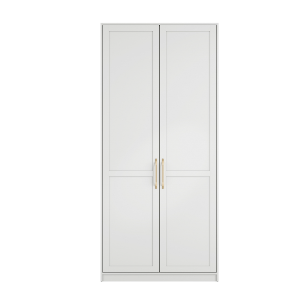 Austen White Double Wardrobe