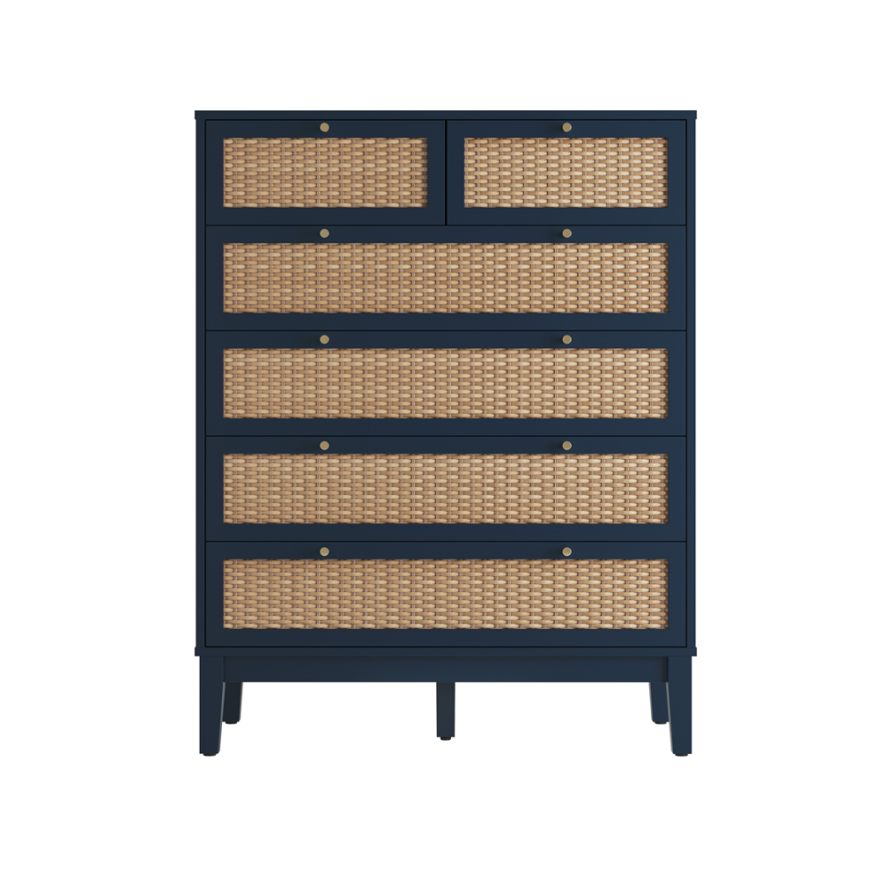 Bordeaux Berlin Blue Chest Of Drawers