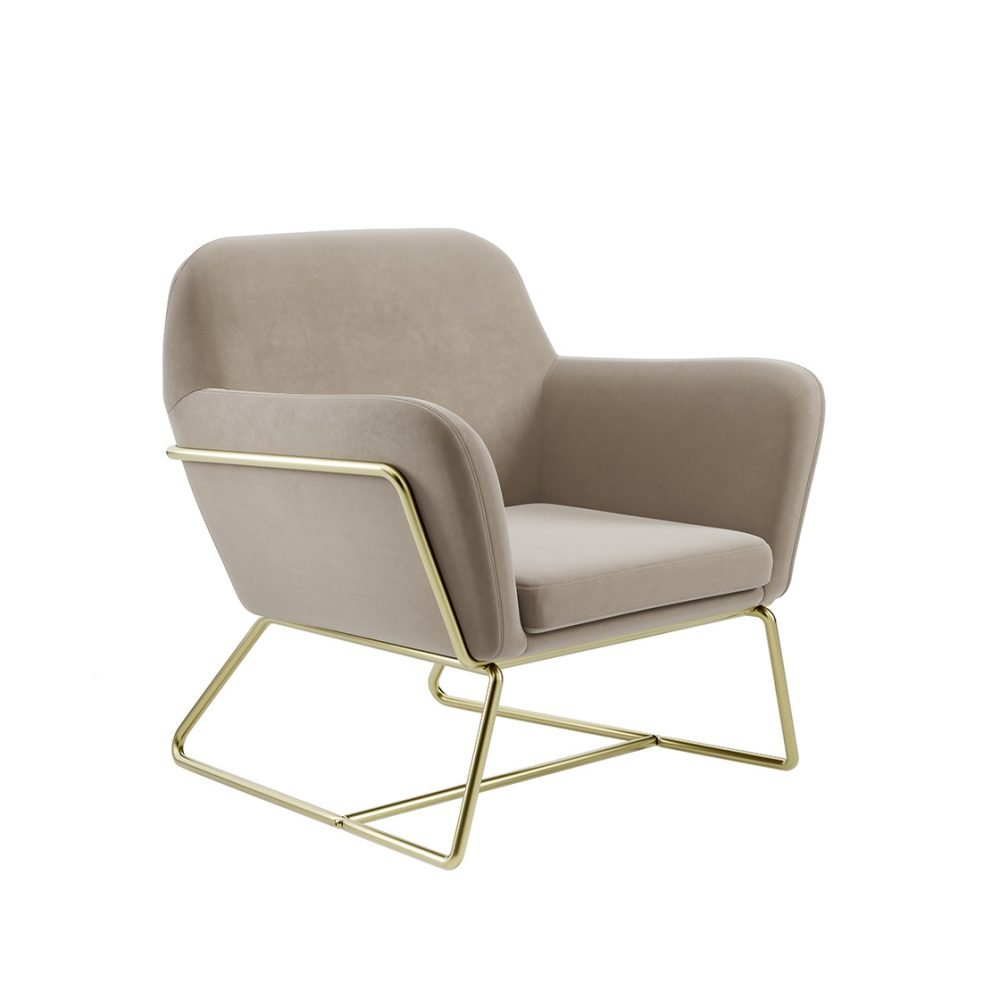 Charles Beige Chair - Image 2