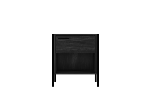 Hoxton Black Bedside Cabinet