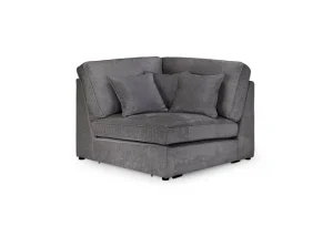 Kiana Modular Sofa Grey Corner Piece