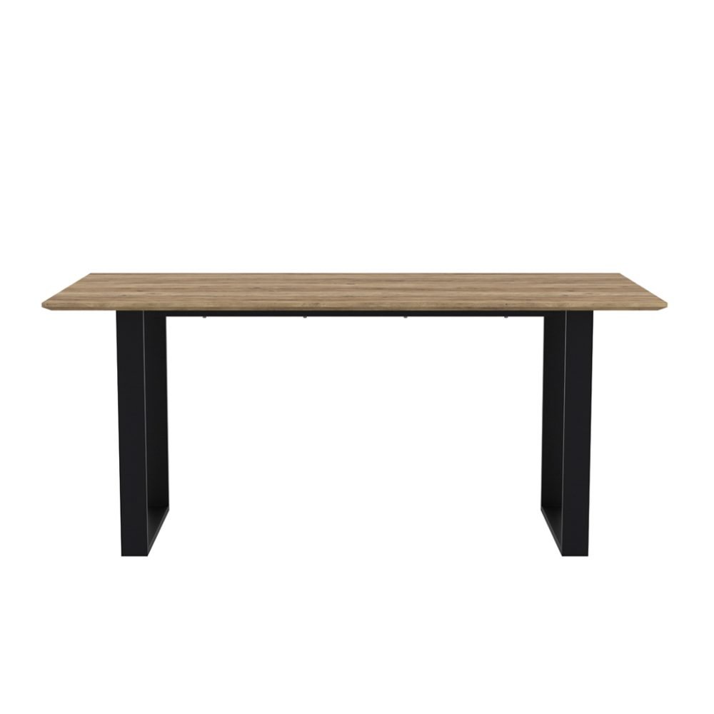 Antibes Russet & Black Dining Table