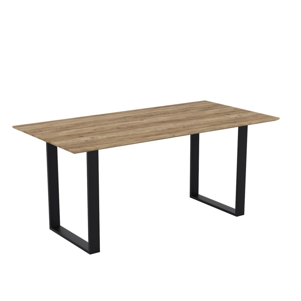 Antibes Russet & Black Dining Table - Image 4