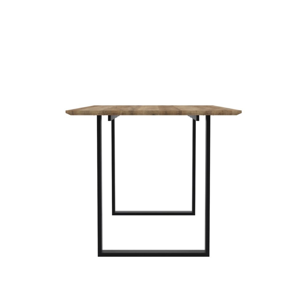 Antibes Russet & Black Dining Table - Image 3