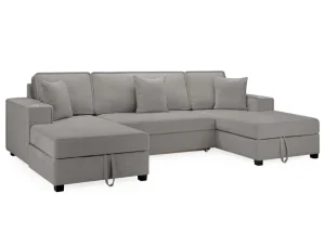 Milan Sofabed Grey Universal Corner