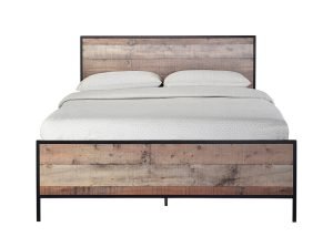 Hoxton Double Bed Oak Effect