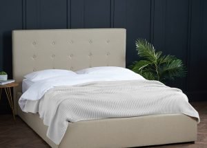 Lucca Double Bed Beige