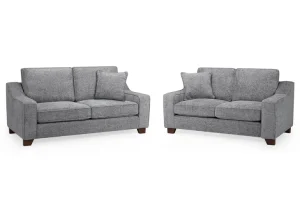 Nebraska Sofa Slate 3+2 Seater