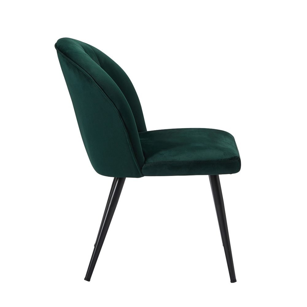 Orla Dining Chair Green (Pack of 2) - Image 2