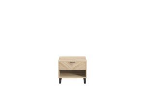Stockholm Chevron Bedside Cabinet
