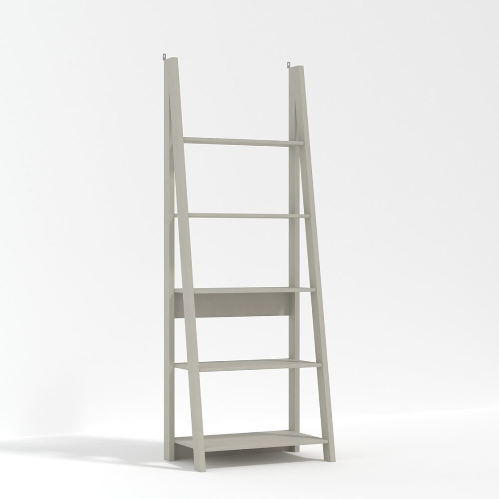 Tiva Grey Ladder Bookcase - Image 3