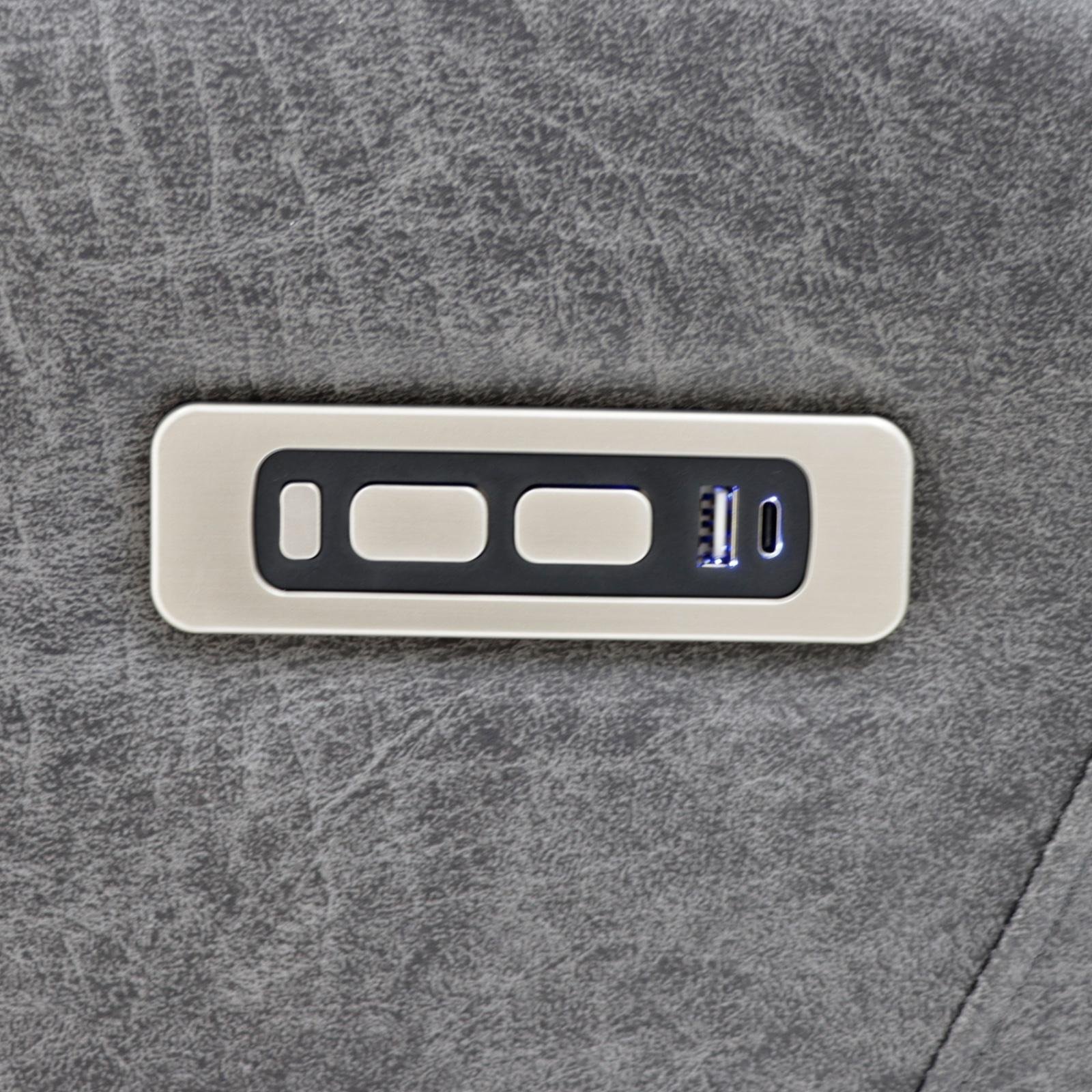 C-Love Tech Electric Recliner Sofa Grey 3+2 Set - Image 2