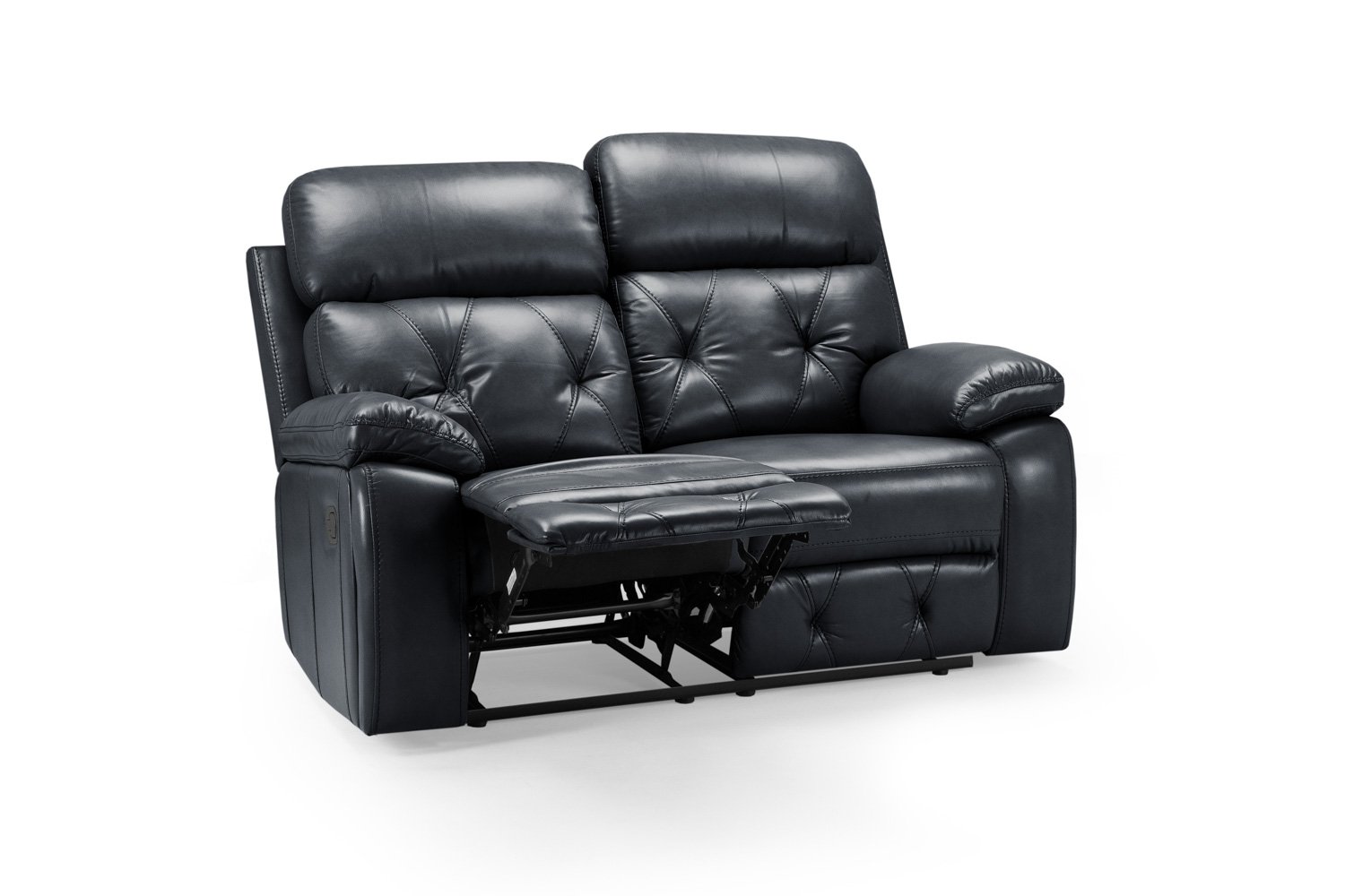 Cody Recliner Sofa Black 2 Seater - Image 4