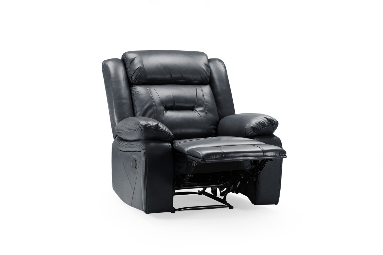 Novie Recliner Sofa Black Armchair - Image 3