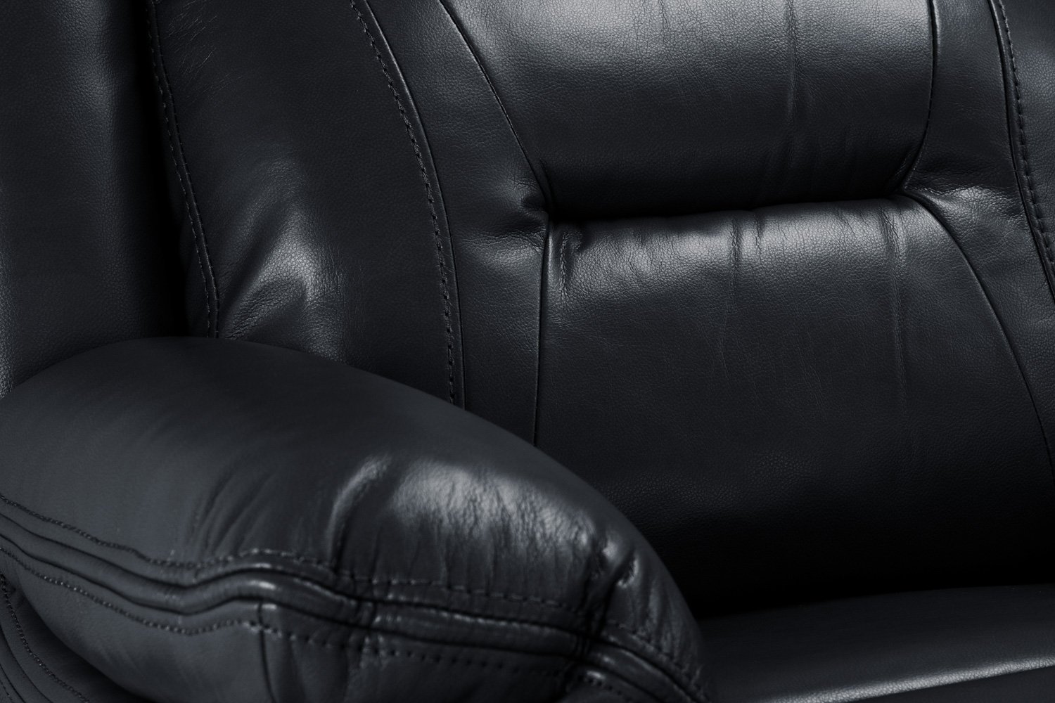 Novie Recliner Sofa Black Armchair - Image 5