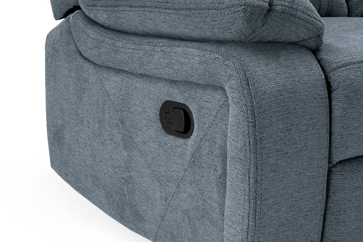 Novie Recliner Sofa Grey Fabric Armchair - Image 7