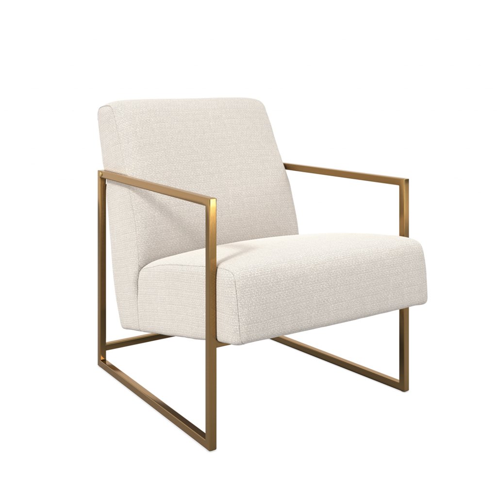Ritz Beige and Gold Chair - Image 3