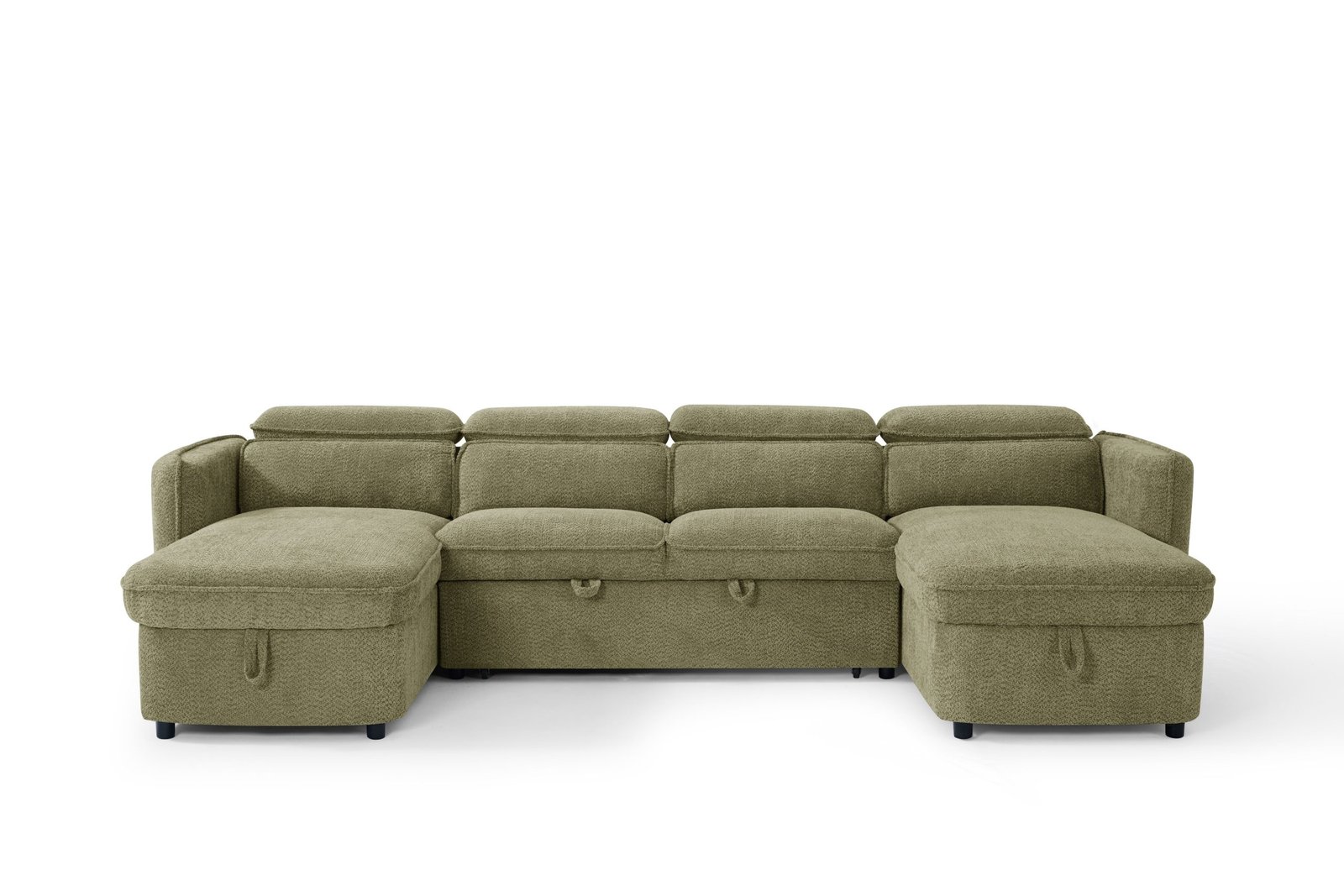 Capri Sofabed Green U Shape Corner - Image 5