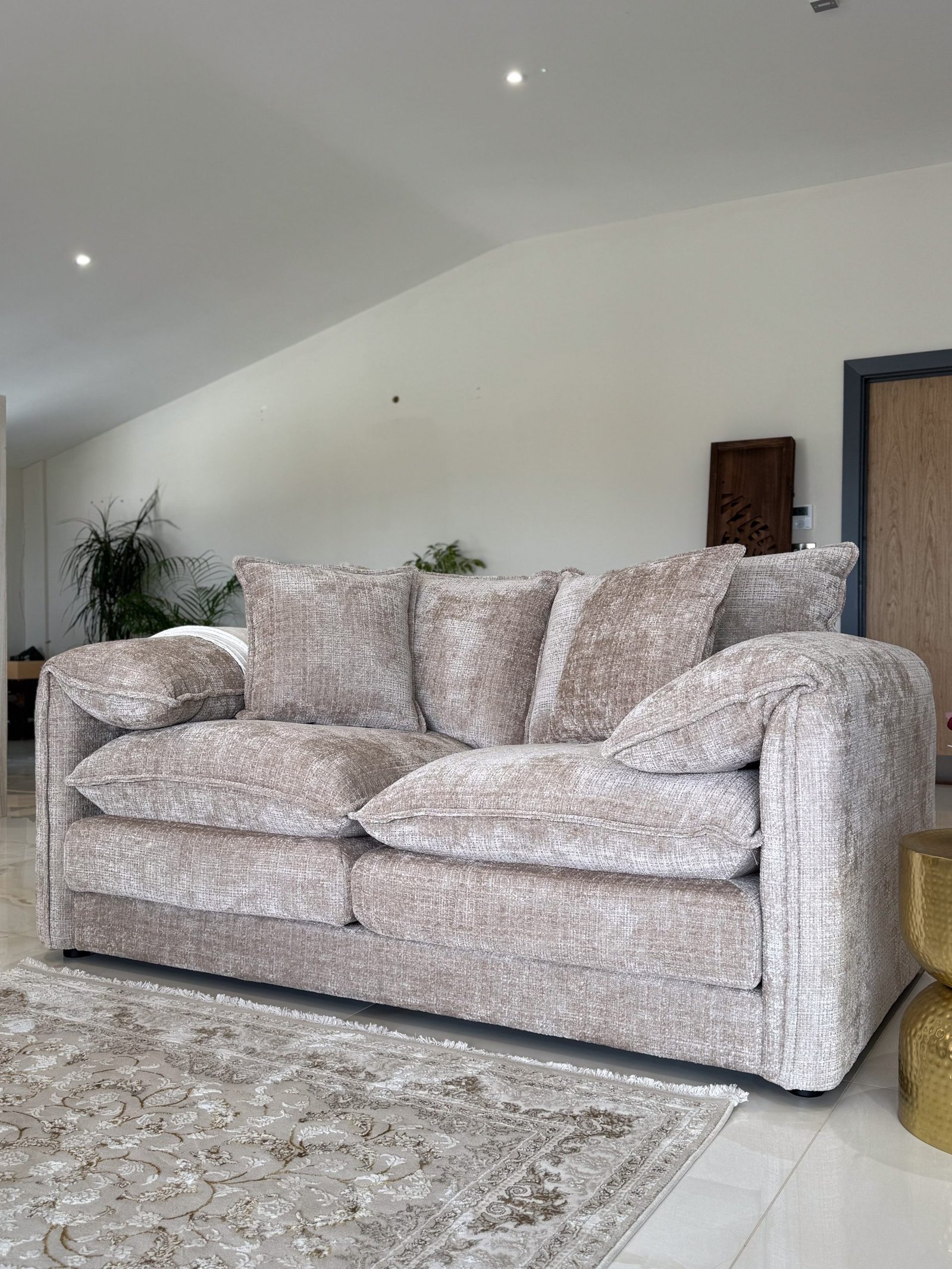 Solaya Sofa Beige 2 Seater - Image 7