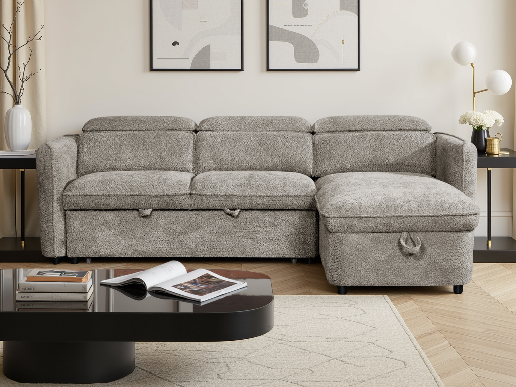 Capri Sofabed Grey Universal Corner - Image 2