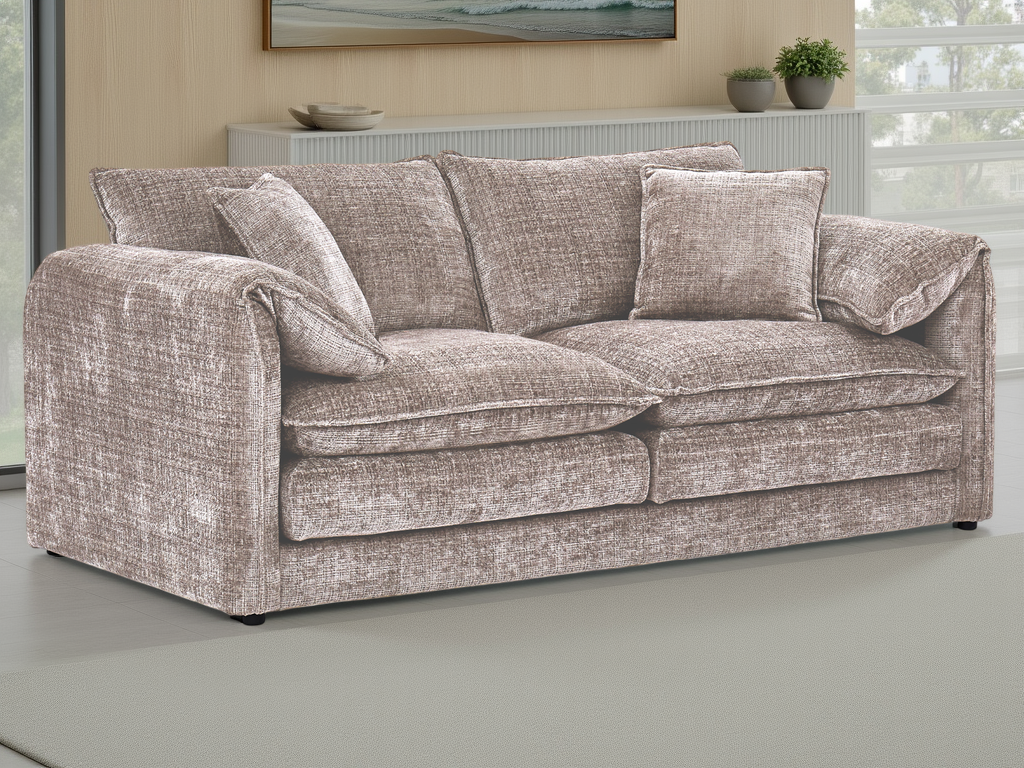 Solaya Sofa Beige 3 Seater