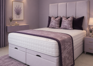 Hugo Ottoman Bed | Four-Panel Headboard with Storage Base
