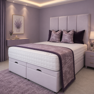 Hugo Ottoman Bed | Four-Panel Headboard with Storage Base