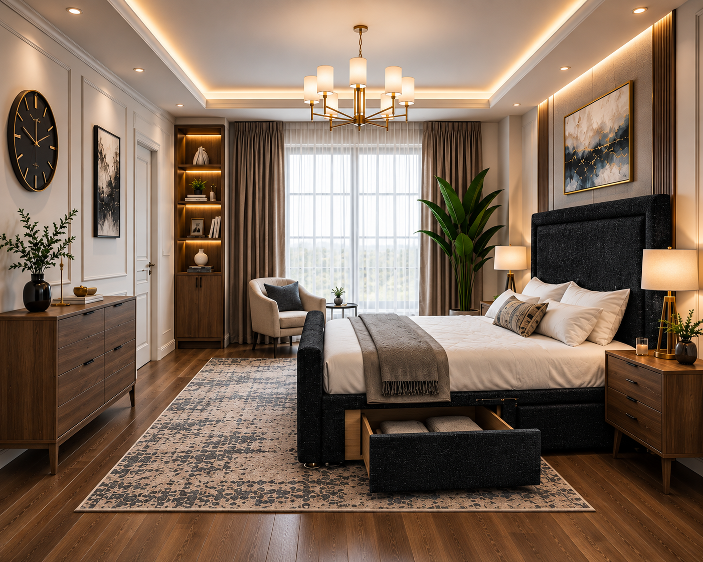 Divan Bed Set with Footboard