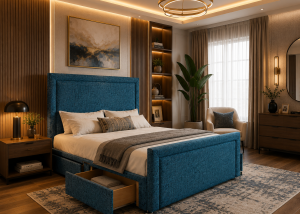 Elena Panelled Divan Bed Set With Footboard
