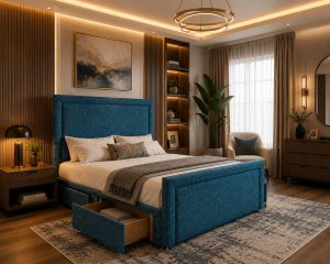 Elena Panelled Divan Bed Set With Footboard