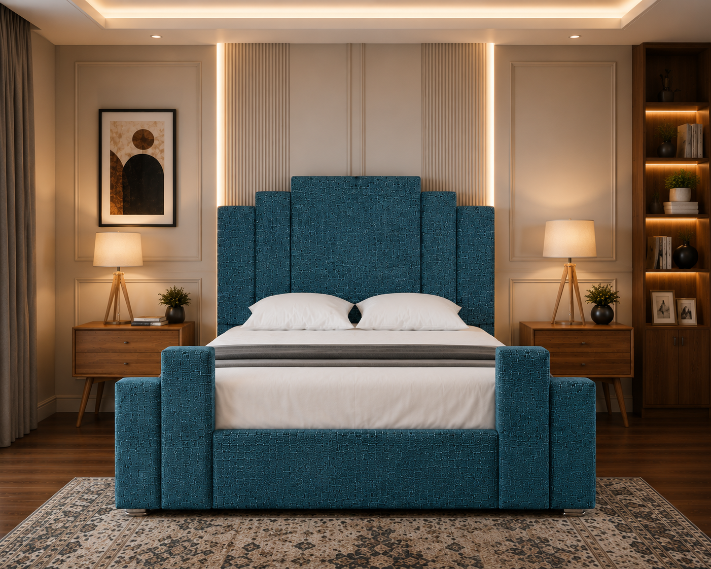 Kensington Divan Bed Set | Solid Hardwood, Made in UK