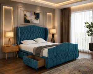 Knightsbridge Divan Bed | Art Deco Style, Made in UK
