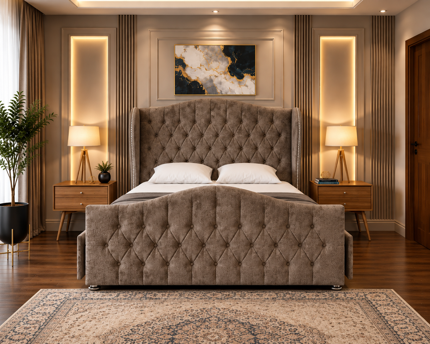 Marylebone Divan Bed Set With Footboard