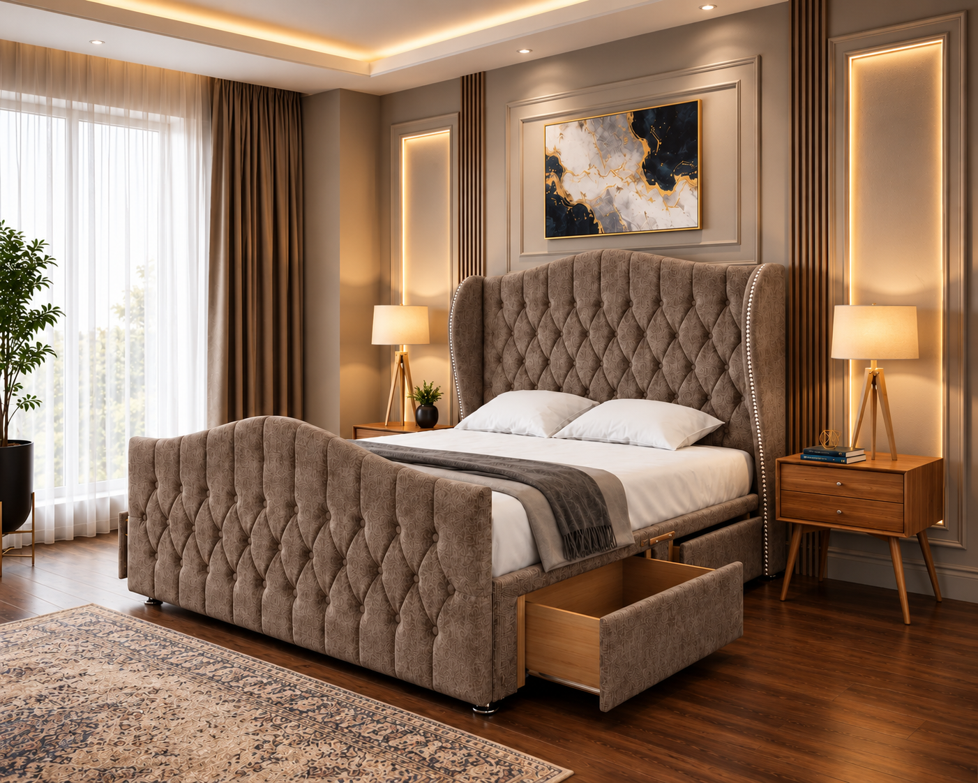 Marylebone Divan Bed Set With Footboard