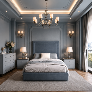The Lapita Piped Low Foot Bed Frame