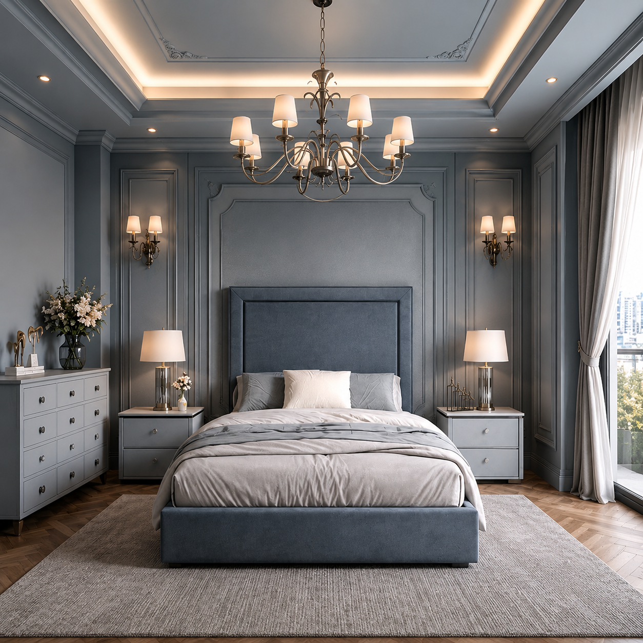 The Lapita Piped Low Foot Bed Frame