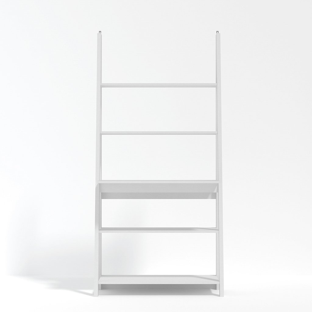 Tiva White Ladder Desk